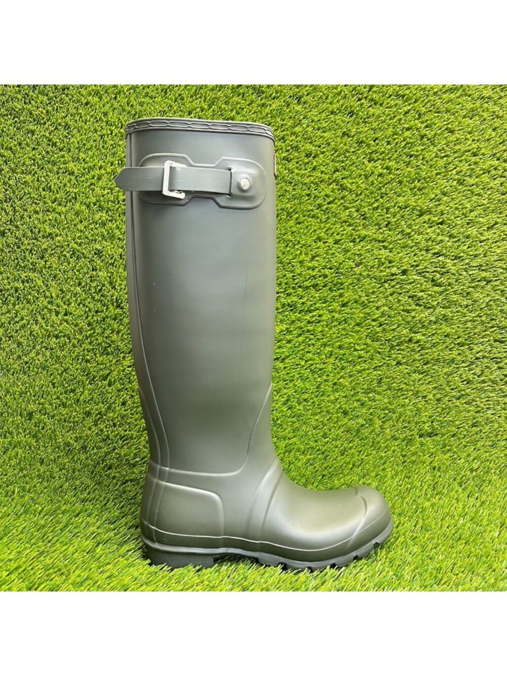 Hunter Original Tall Womens Size 6 Green Outdoor Waterproof Knee High Rain Boots